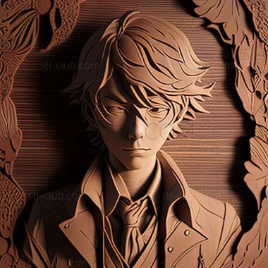 3D мадэль Тошиюки Морикава из Bungo Stray Dogs (STL)